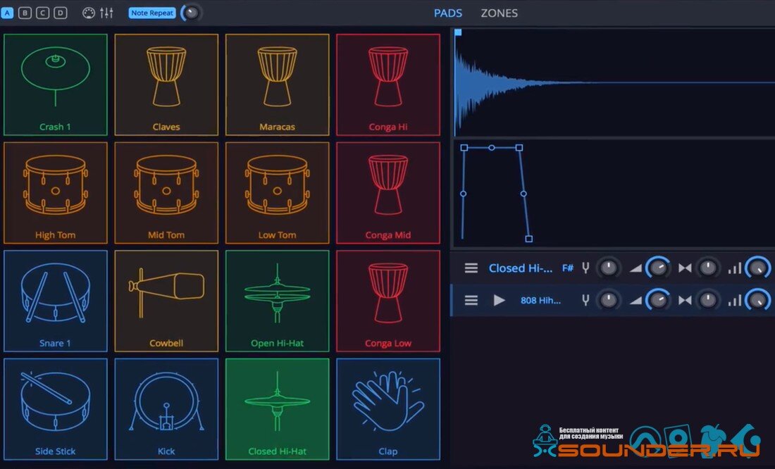 Интерфейс драм-машины