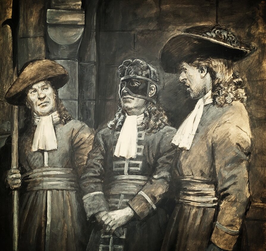 Картина "Человек в железной маске", худ. Септимус Скотт