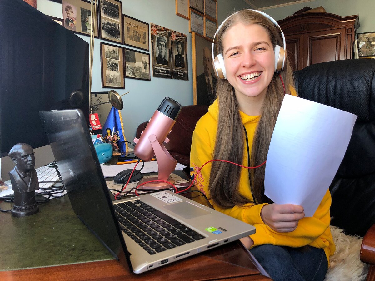 Работа преподавателя по актерскому мастерству во время изоляции кипит. Мария Подковырова. 2020. 