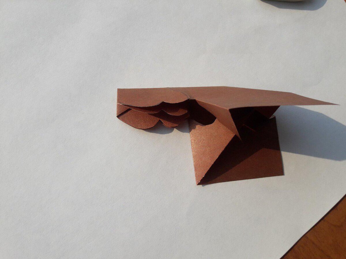 Мишка в технике оригами | Творческая семья | Дзен