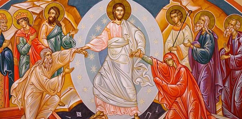 Воскресение Христово. Фрагмент иконы