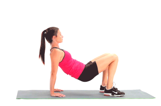 Задняя планка с попеременным поднятием ноги