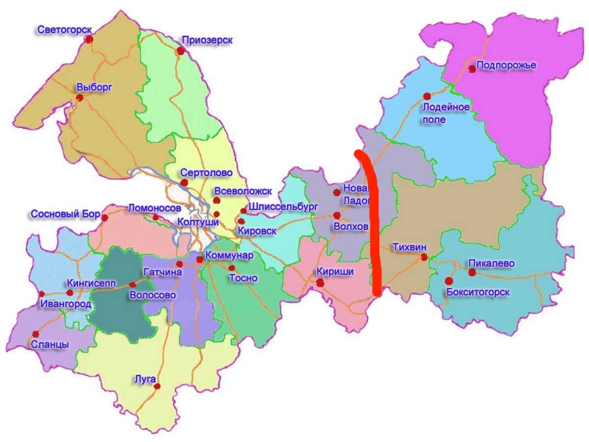 районы санкт петербурга названия