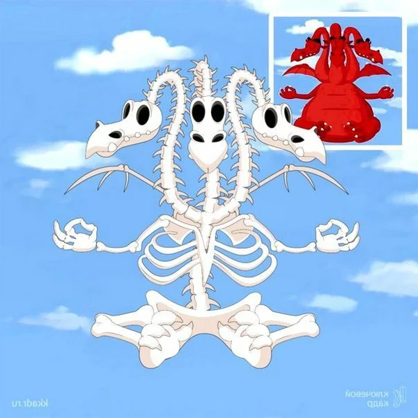 Дракон из мультфильма "Три богатыря"