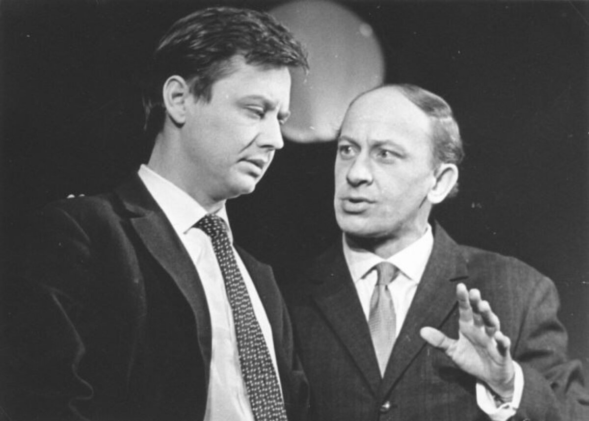 Олег Табаков и Евгений Евстигнеев