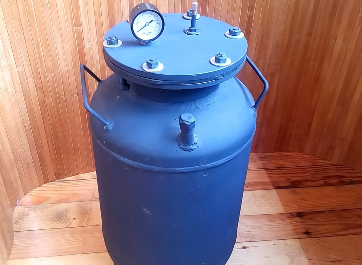 Gas cylinder autoclave (budget)