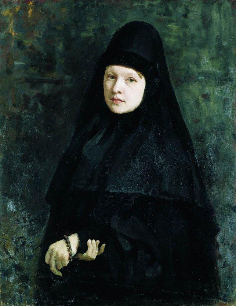 И.Е. Репин. "Монахиня". 1878