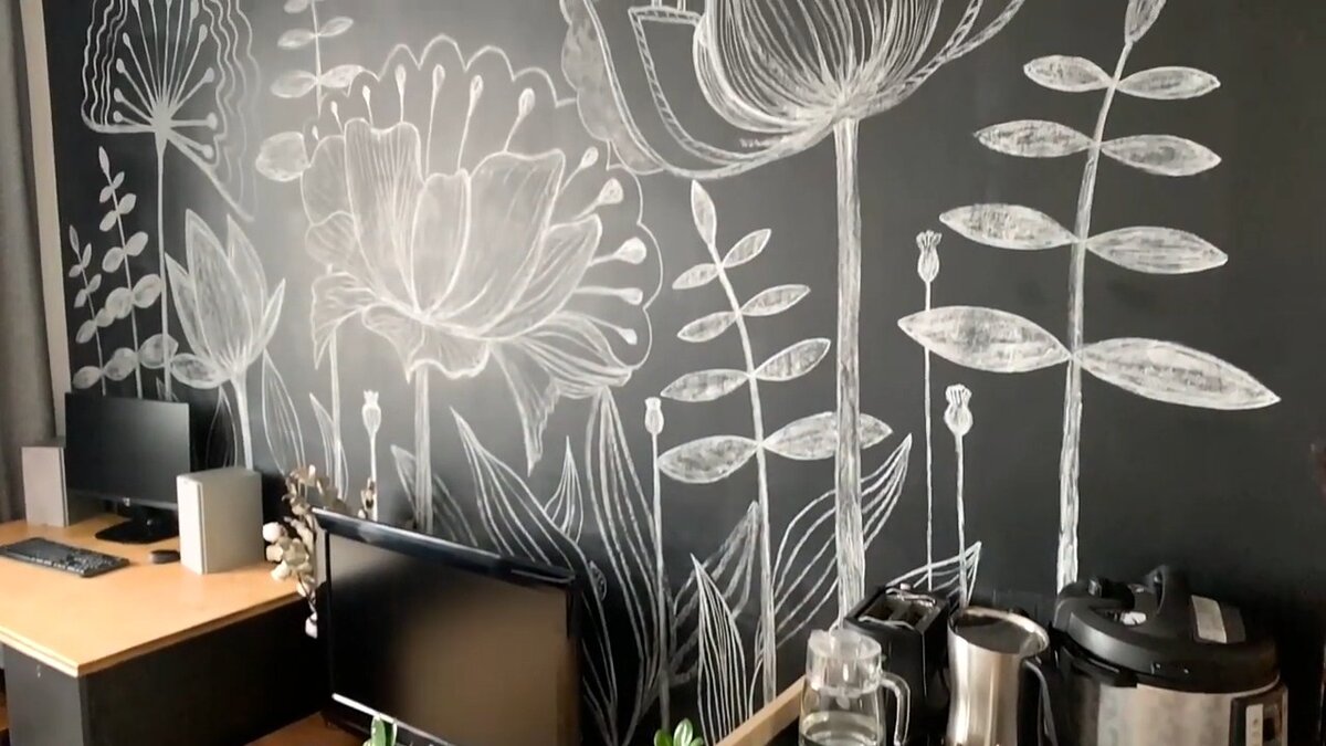 Дизайн кухни- гостиной.