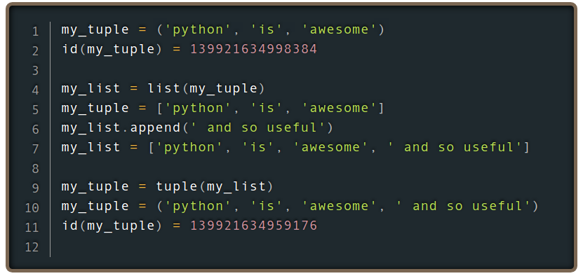 Tuple python