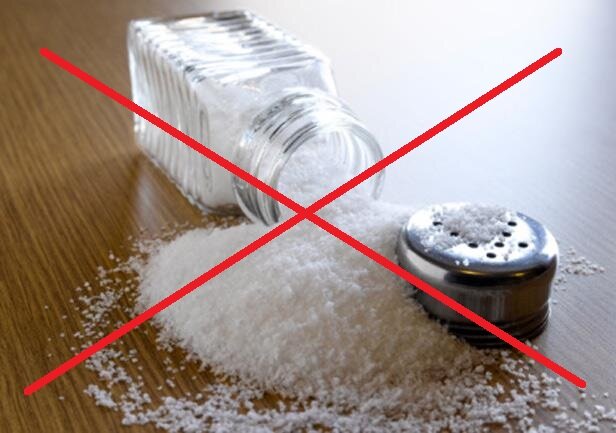 Важно, важно! Никакой соли