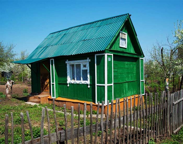 Примеры типичных дачных домиков