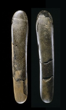 Древнейшее изображение фаллоса. Из фотоархива музея первобытной культуры, Германия.