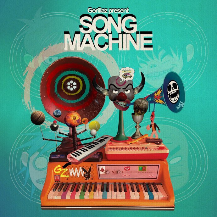 обложка альбома Gorillaz "Song Machine, Season One: Strange Timez" 