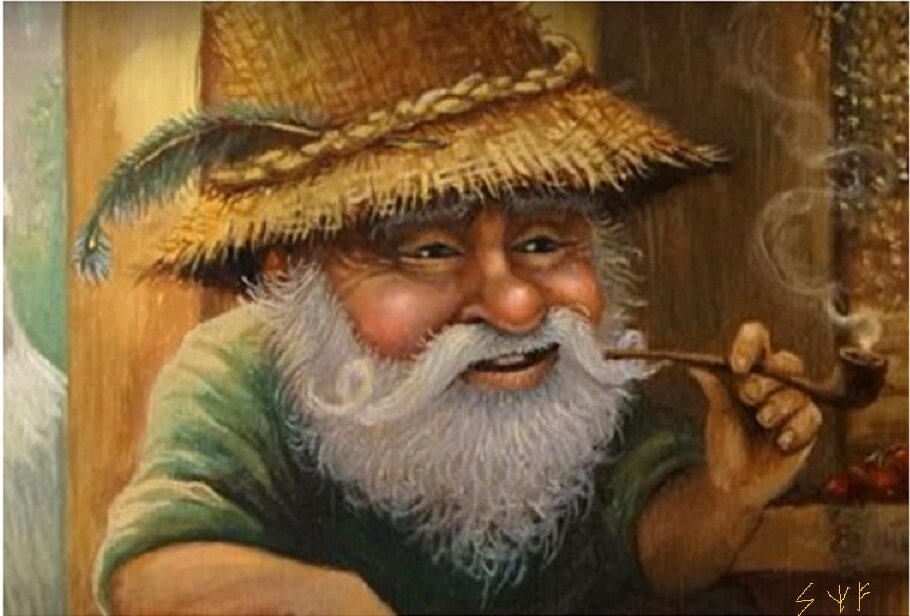 Фото домового настоящего найти практически невозможно. Я его так представляю. Взято из интернета