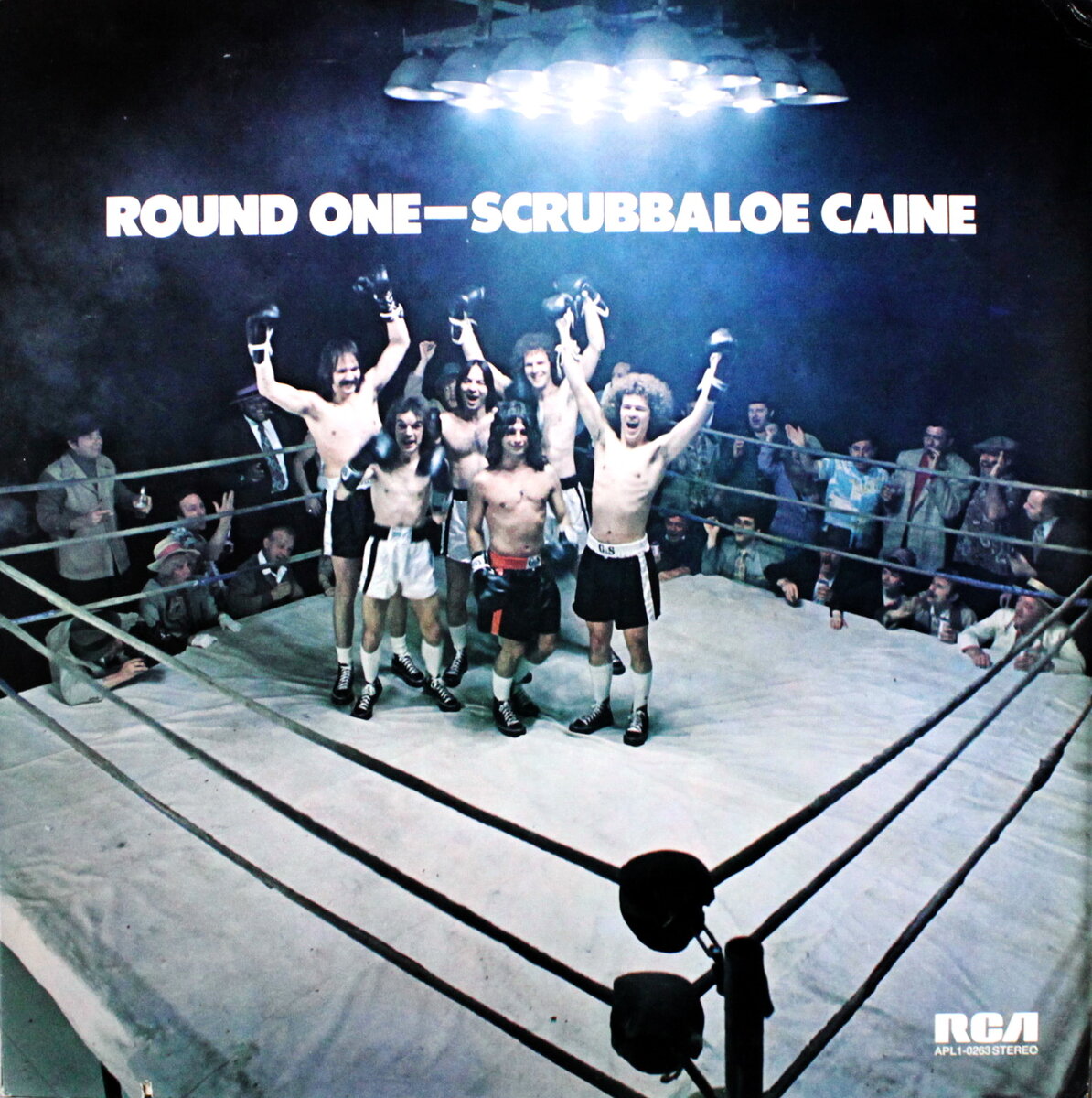 Scrubbaloe Caine. Round One 1973. Обложка альбома.
