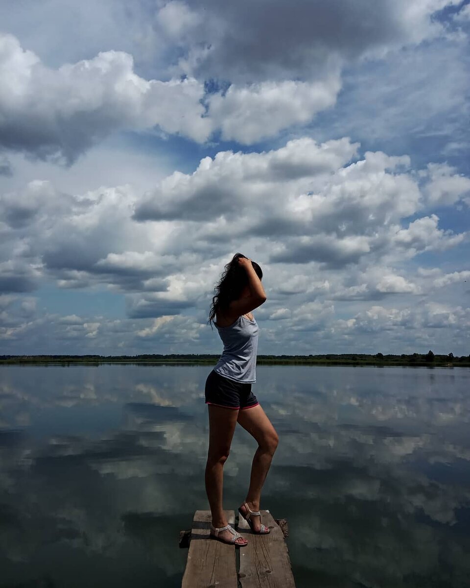 Фото автора на Солнечном озере.