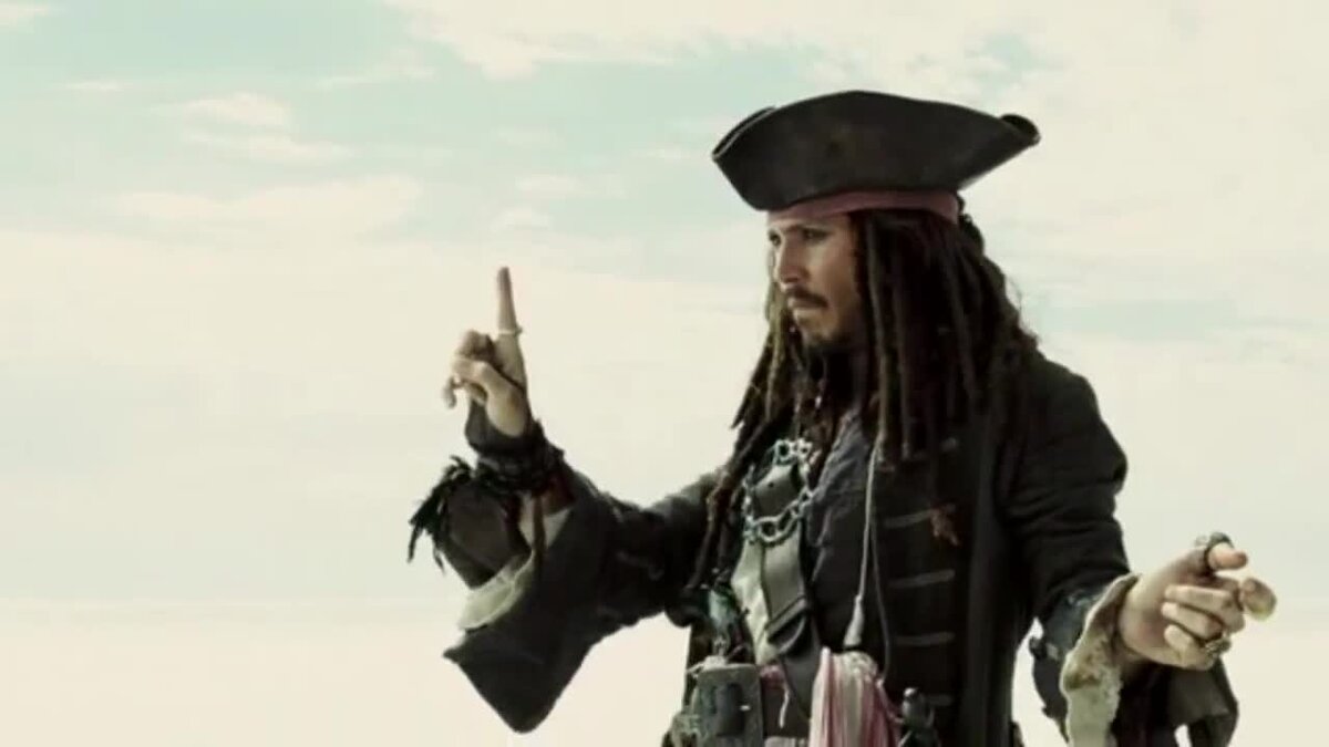 Кадр из фильма "Пираты Карибского моря"
