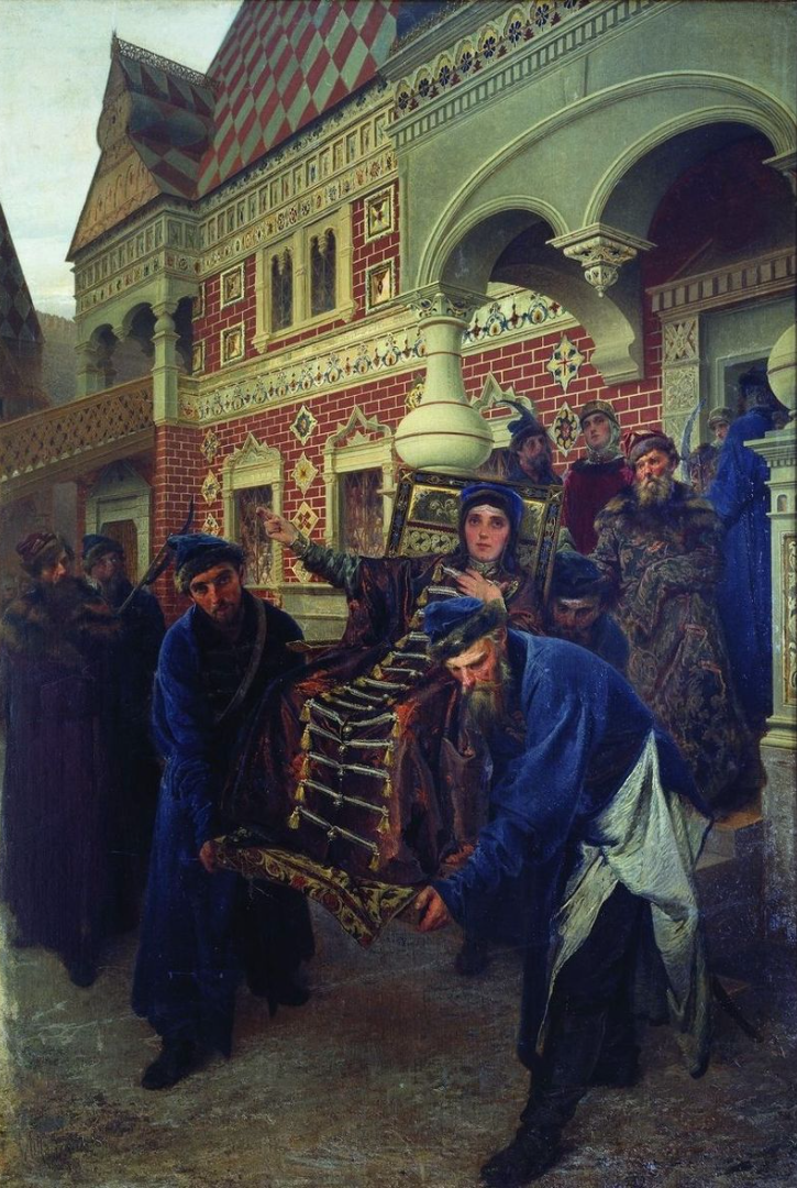 Боярыня Морозова. худ. А. Литовченко. 1885 г. Источник: WikiCommons