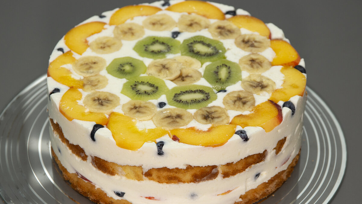 Торт без выпечки: легкие рецепты желейных тортов с фруктами