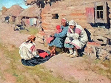 Виноградов. В деревне. 1893.