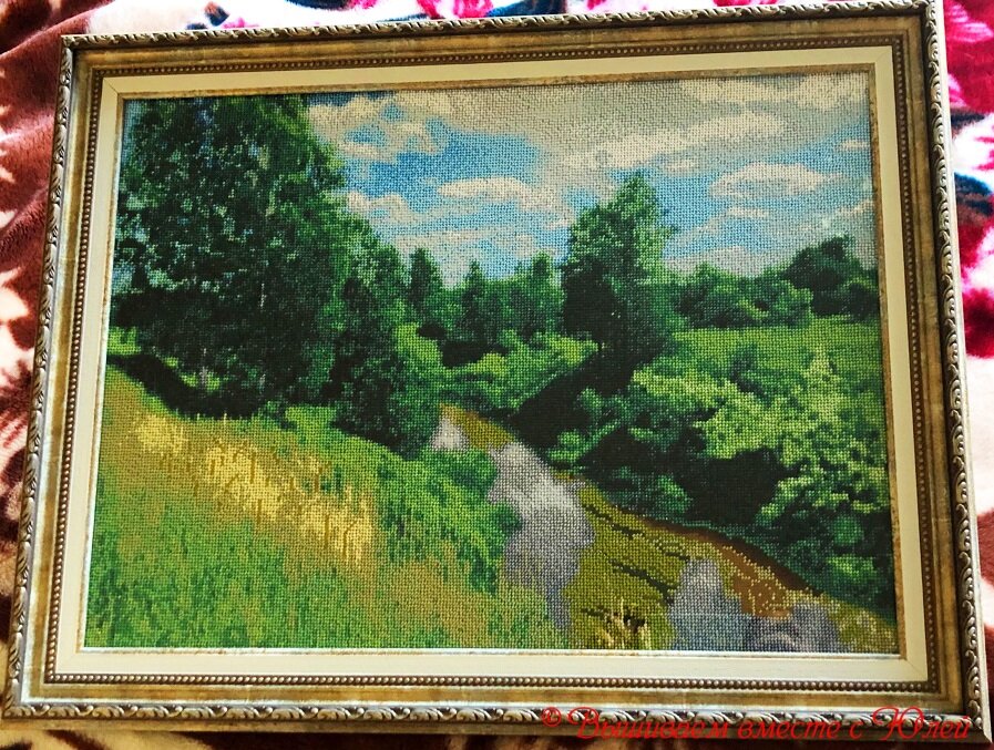 Готовая вышивка