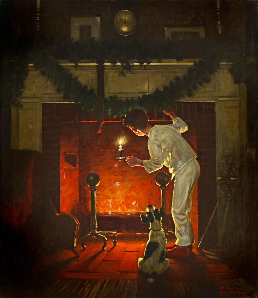 Норман Роквелл «Он идёт?», 1919 год