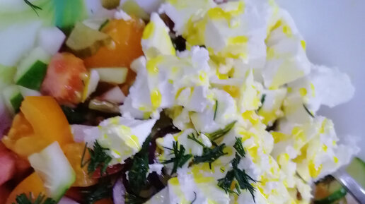 Овощной салат с сыром сиртаки – пошаговый рецепт приготовления с фото