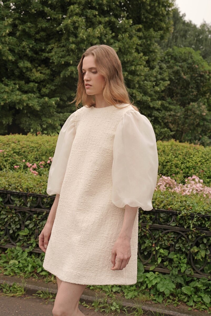 Платье, шелк, хлопок. 49600 рублей