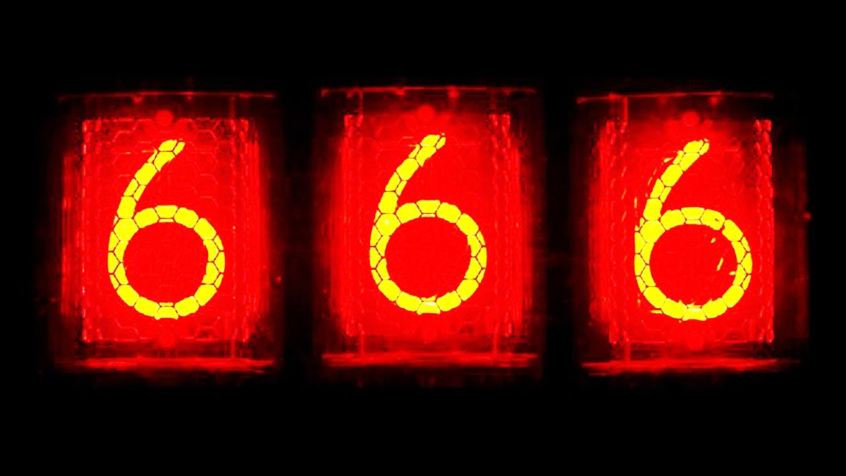 Три шестерки выпали. Цифра 666. Три шестерки 666. 666 Число дьявола.