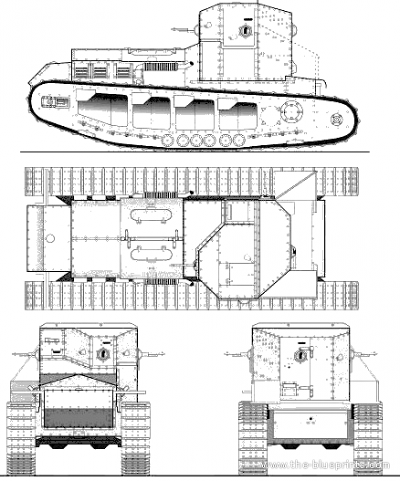 Быстрые британские танки. Часть 3. Medium Mark A “Whippet”. 1917. Серийная "борзая".