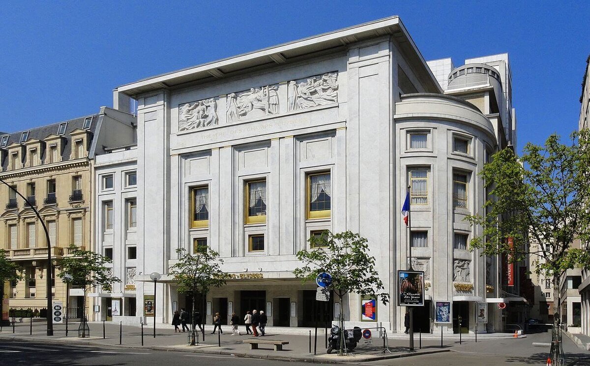 Театр Елисейских полей. Париж, Франция