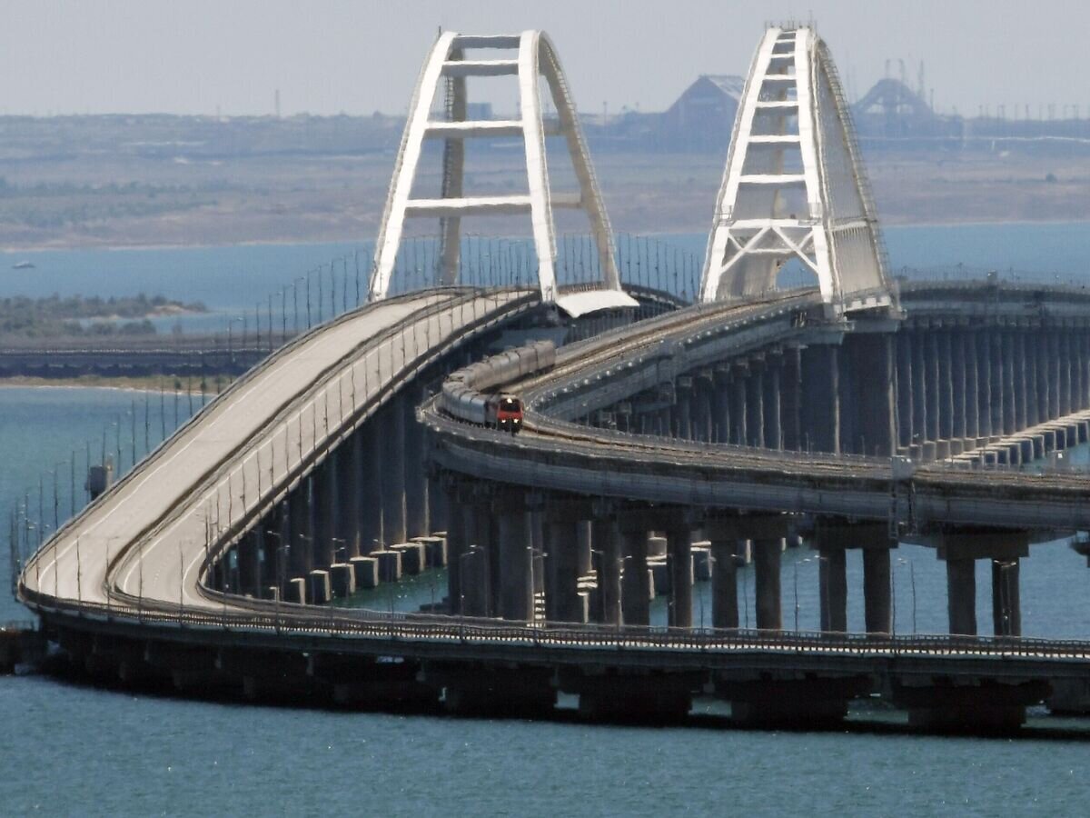 крымский мост жд пути