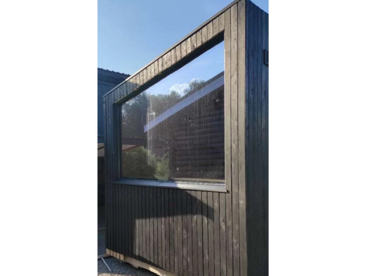    Дом изготовлен по каркасной технологии