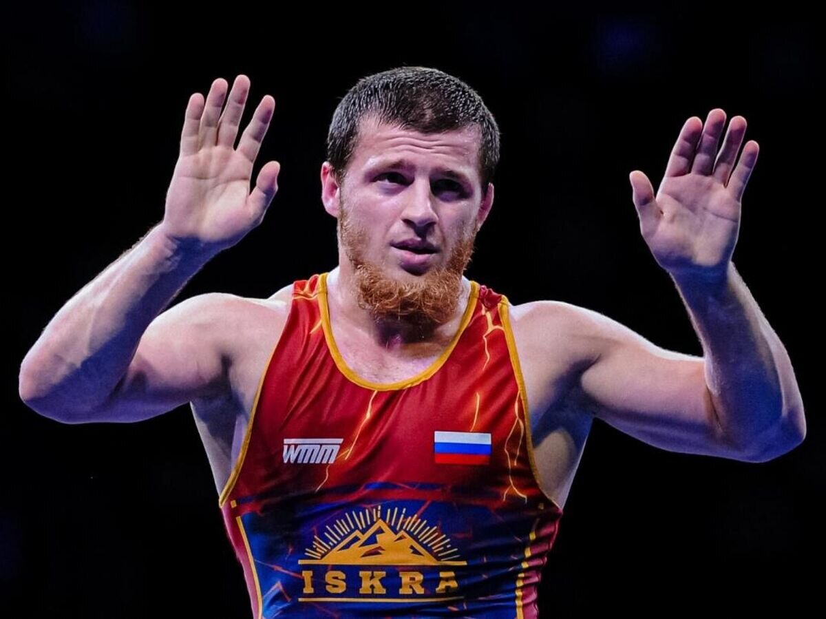    Российский борец вольного стиля Ахмед Усманов© Пресс-служба Федерации спортивной борьбы России