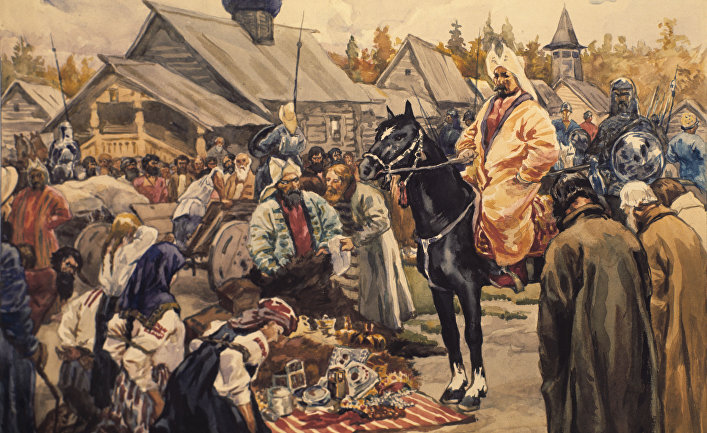 Картина С.Иванова "Баскаки"