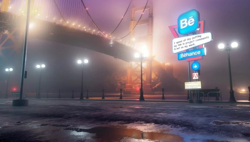 Художник показывает как на нас влияют социальные сети , как человек буквально выпадает из жизни и реальности .