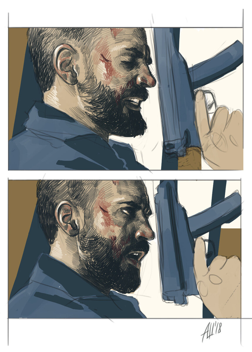 Скетч от Alexandra Shvetsova. В фильме все действия происходят в одном поезде. Весь мир показан как картинки, которые мы видим за окном, сидя в быстро движумщемся поезде.