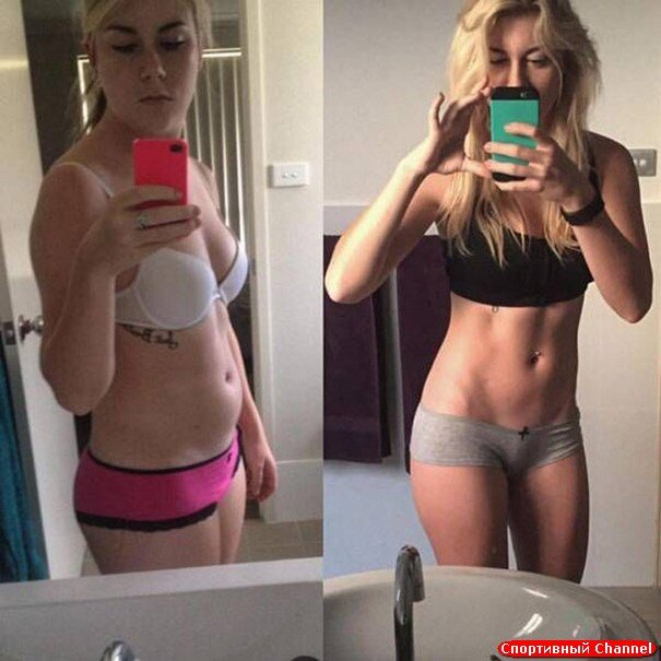 Фитнес-модели: фото до и после тренировок