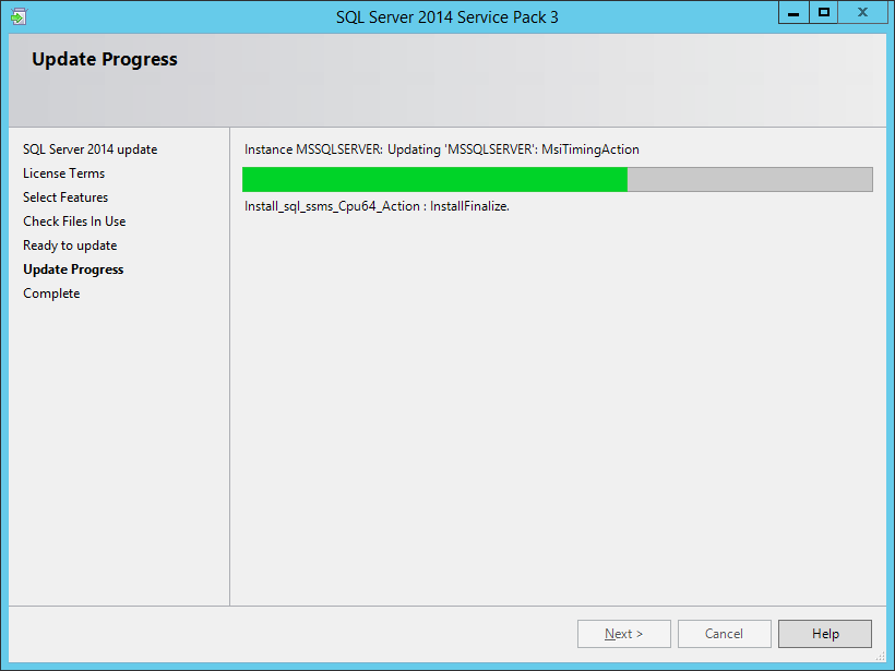 Установка sql server 2014. Сервис пак. SP depends MSSQL. SSL Tools.