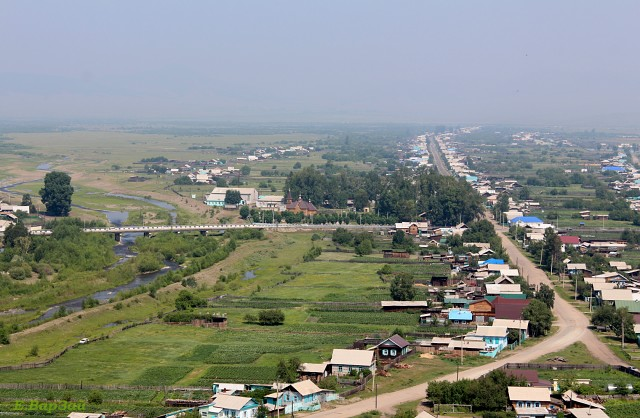 Улицы в Бичуре настолько длинны, что кажутся бесконечными...