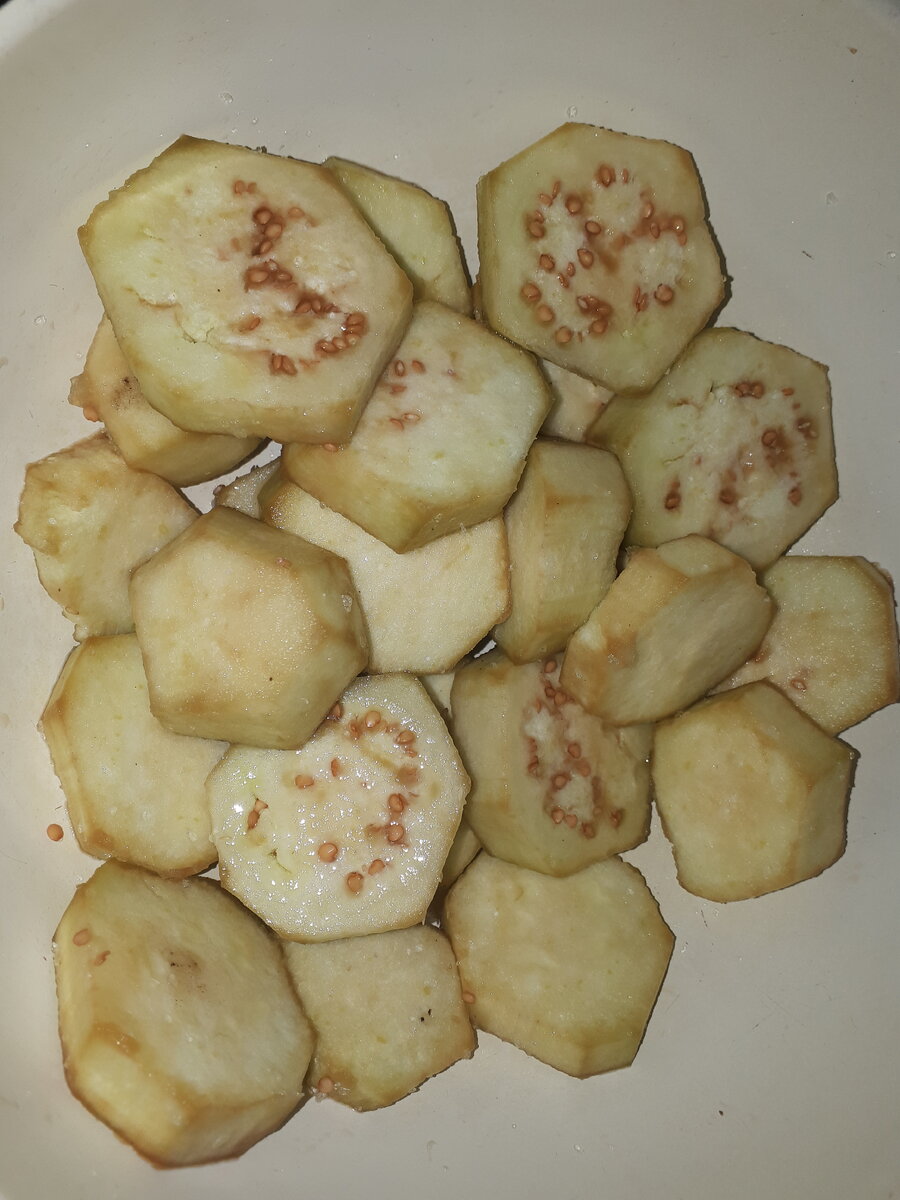 Баклажаны у меня оказались не очень... 