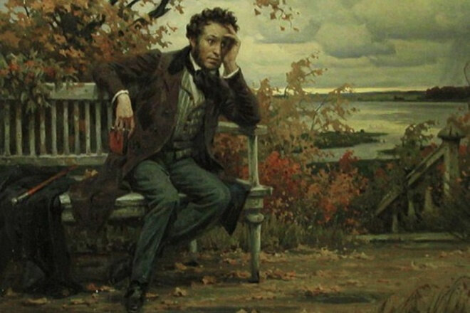 Романтика - пасмурный день, поэт, скамья, холодный ветер и тяжелые, серые облака.