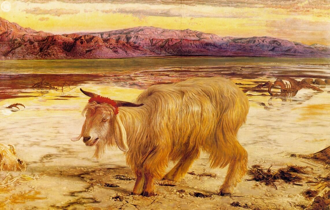 Козел отпущения. Уильям Холман Хант. 1856 г.