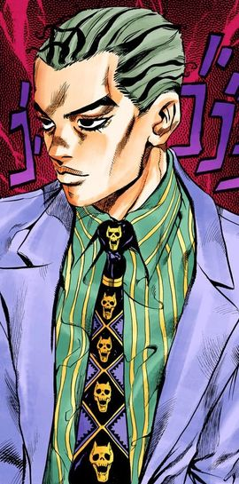 Рисунок из оригинальной манги Diamond is Unbreakable