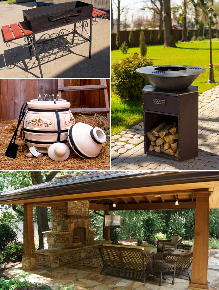 Виды мангалов