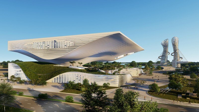 Science and Technology Museum Xingtai. Изображение by © Coop Himmelb (l)au/ATMOS Selfness Resort/voestalpine.com
