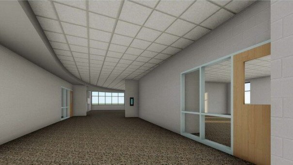 Изогнутые коридоры и защитные «бетонные крылья»