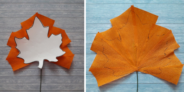 Шаблоны осенних листьев для вырезания из бумаги.