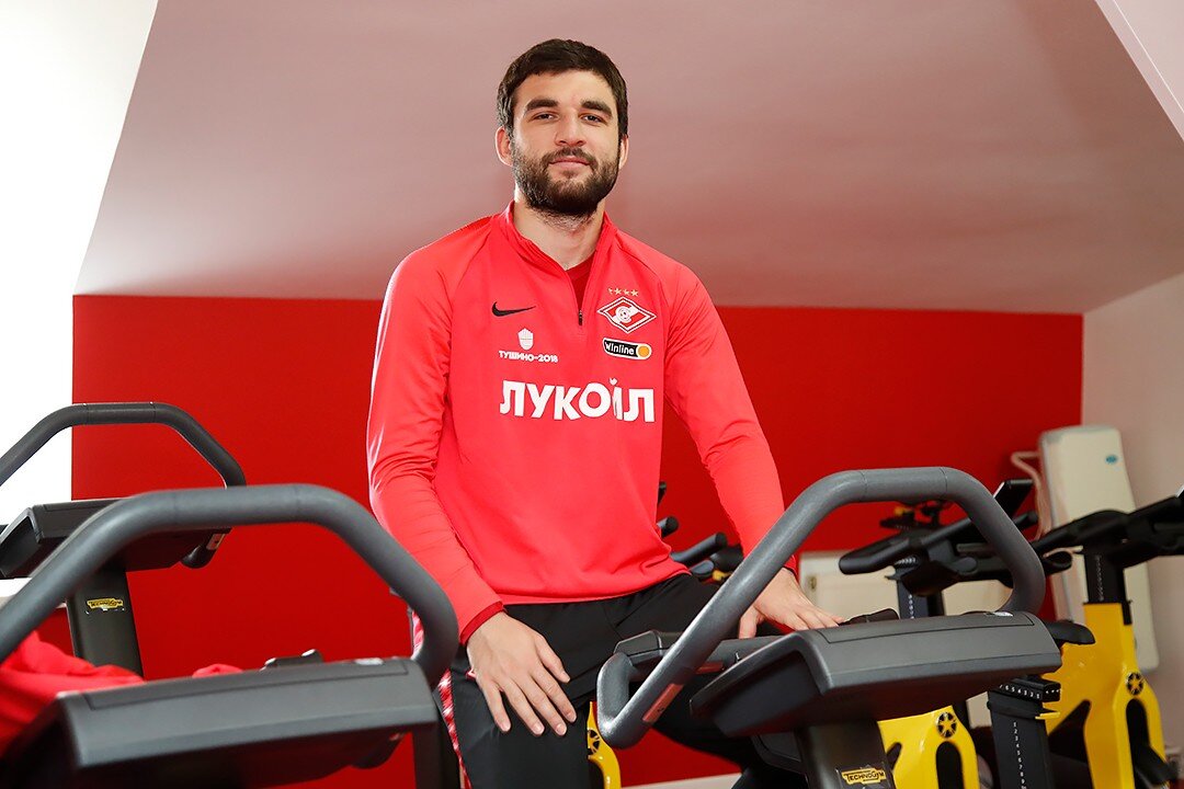 Георгий Джикия. Фото официального сайта ФК Спартак Москва.