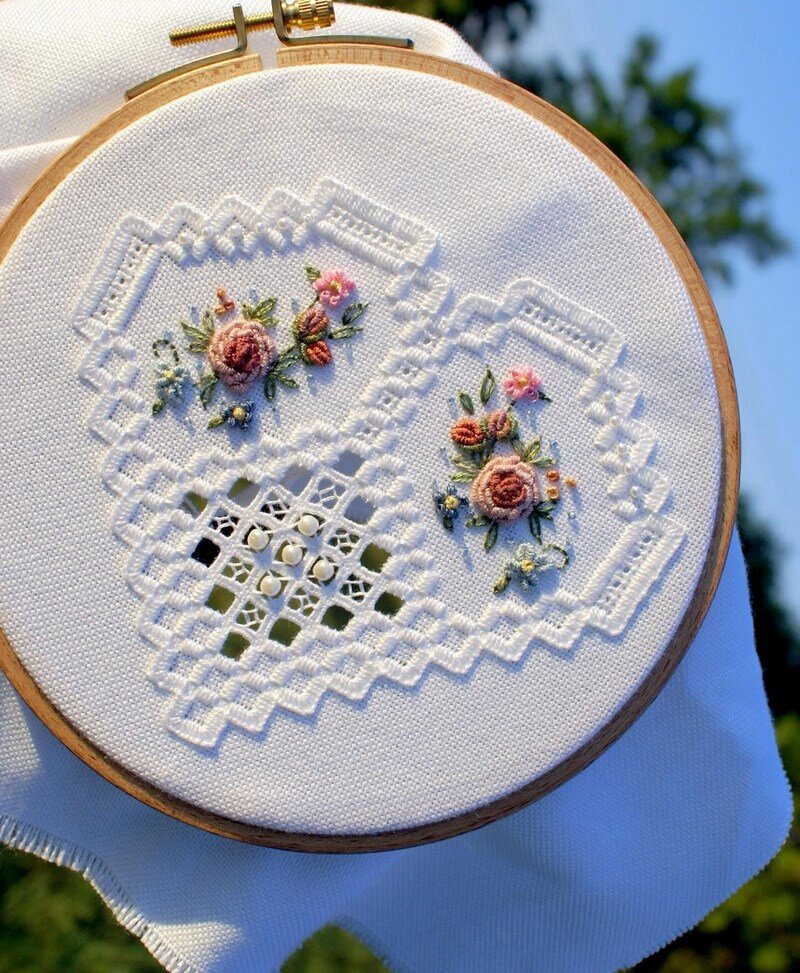 embroidery school | Хардангер в Embird Studio — embroidery school